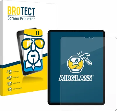 Produktbild von BROTECT Schutzglas für Apple iPad Pro 12.9" 2021 (5. Gen.) Schutzfolie Panzer Folie Glas Display Schutz klar