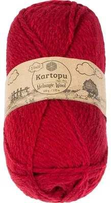 Obrázok produktu pre Priadza MELANGE WOOL – 100 g / 170 m – červená