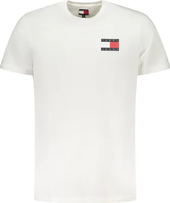 Produktbild von Herren Kurzarm T-Shirt Weiß – Rundhals, Logo, Nachhaltige Baumwolle