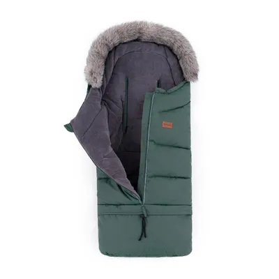Produktbild von Petite&Mars Fußsack für Kinderwagen 4v1 Arctic Winterfußsack für Kinderwagen Buggy und Autositz * Warrm * Wasserdicht * Winddicht (Veritable Khaki)