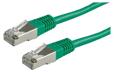 Obrázek produktu pro ROLINE S/FTP Patch Cord Cat.5e, green 0.5m, Zelená