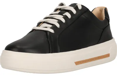 Produktbild von CLARKS Sneaker Hollyhock Walk mir weichem Lederfutter für Top-Komfort 1216 Black Leather 41