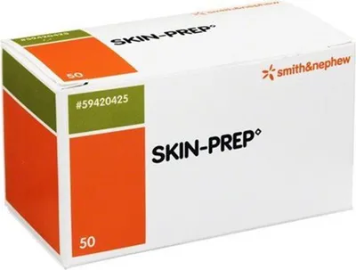 Image de Smith & Nephew Skin Prep Lingettes 7 x 3 cm 50 pièces