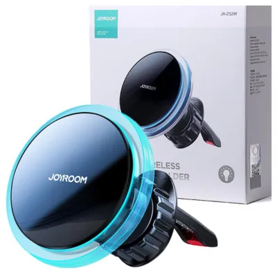 Image de Joyroom Jr-Zs291 Support magnétique pour voiture avec chargeur à induction (noir)