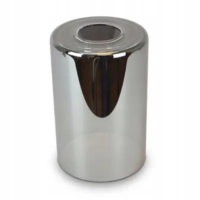 Produktbild von LUXOLAR Glasschirm E27 Graphit Verspiegelt Zylinder Ø10cm H15cm