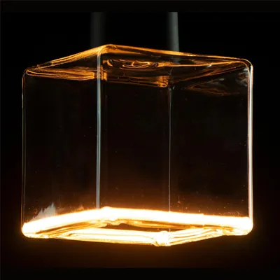Produktbild von SEGULA LED Floating Cube 86 klar E27 300Lm 2200K