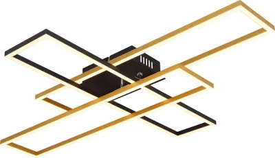 Produktbild von Globo Lighting Deckenleuchte Metall schwarz matt, LED