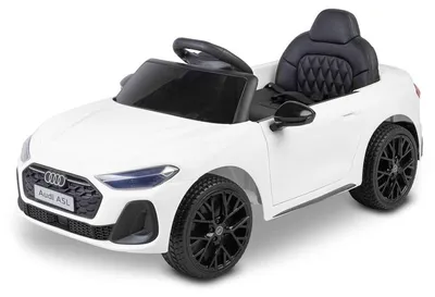 Produktbild von Audi A5L Elektro-Kinderauto, 12 V, 2 x 45 W, weiß, mit Fernbedienung