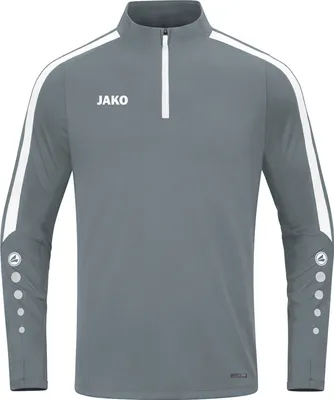 Produktbild von JAKO Uni Ziptop Power, Farbe:steingrau, Größe:M
