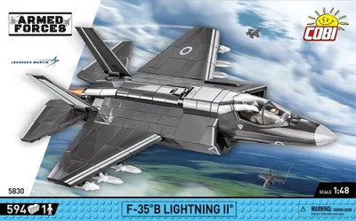 Produktbild von COBI Klemmbausteinset F-35B Lightning II Royal Air Force, Armed Forces, Flugzeug, Kampfflugzeug, Klemmbausteine, 570 Teile, 5830