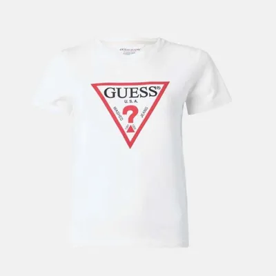 Produktbild von GUESS JEANS Damen T-SHIRT Weiß W4YI04J1314_BIG011 : Größe - M Größe: M