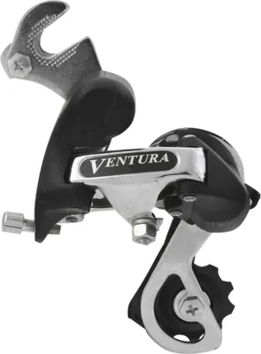 Produktbild von Ventura 6/7-fach Schaltwerk kurzer Käfig mit Halter Schwarz-Silber