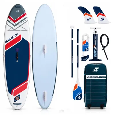 Immagine prodotto di GLADIATOR WindSUP 10'7: tavola gonfiabile SUP per windsurf, dimensioni 328x81x12 cm