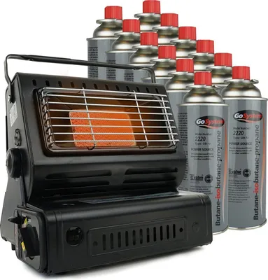 Obrázek produktu pro Plynové topení Eurocatch s 12 plynovými kanystry
