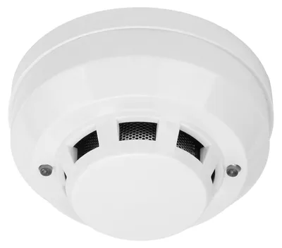 Produktbild von Rauchmelder, kabelgebundener Brandmeldesensor für den privaten und gewerblichen Einsatz, LED-Anzeige 9-24 V
