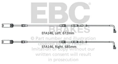 Productafbeelding van EBC slijtageindicator voor remblokken, BMW 34352283335, 34352283405