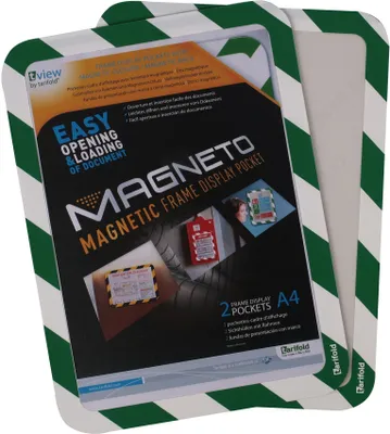 Image de Tarifold 194925 cadre magnétique A4 Vert, Blanc