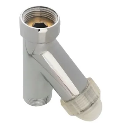 Obrázok produktu pre Šikmý filter GROHE WAS 41275 DN20 do 80 stupňov C s priehľadným uzáverom chróm