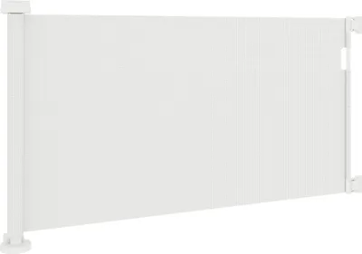 Produktbild von Treppenschutzgitter Ausziehbar 0-136cm 87 cm Hoch Türschutzgitter für Haustiere 142 x 10 x 87 cm Weiß
