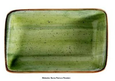 Imagen del producto de Aura Therapy, plato rectangular "Moove", 16x9 cm - paquete de 12 unidades
