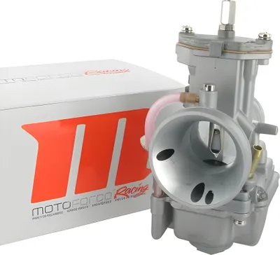 Produktbild von Vergaser Motoforce RACING, Flachschieber - 34mm, inkl. Powerjet (HD 142 / ND 45 / PJ32 ), Anschlussweite Ansaugstutzen 40mm/ Luftfilter 55mm