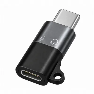 Produktbild von Lightning auf USB-C Adapter – Lightning (Buchse) auf USB-C (Stecker) Konverter für Audio, Datenübertragung, OTG & Laden für iPhone & iPad