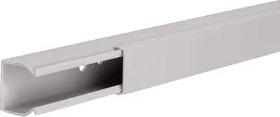 Obrázok produktu pre 2 metre inštalačných líšt Hager PVC LF, 25 x 25 x 2 000 mm, svetlosivá LF2502507035