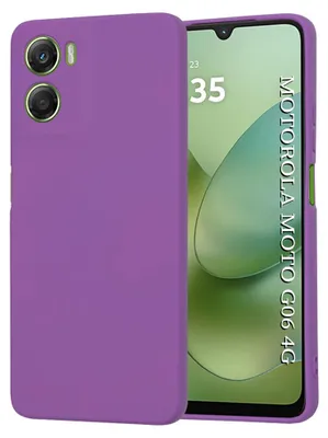 Produktbild von Techsuit - SoftFlex Silikonhülle für Motorola Moto G06 – lila