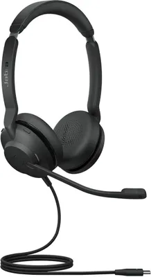 Zdjęcie produktu dla Jabra Evolve2 30, Przewodowa, Biuro/centrum telefoniczne, 20 - 20000 Hz, 125 g, Zestaw słuchawkowy, Czarny