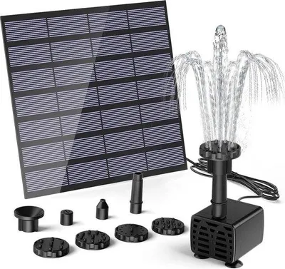 Obrázek produktu pro Solární fontána 1,5 W pro zahradní jezírko