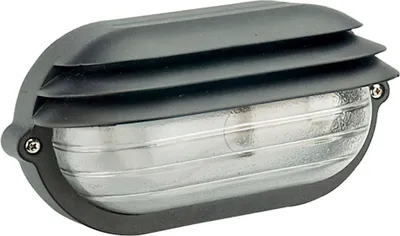 Image de Palpebra IP54 Plafonnier ovale noir
