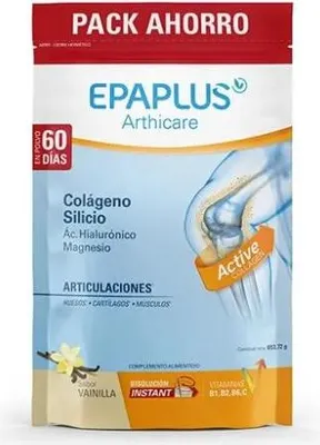 Obrázek produktu pro Epaplus kolagen, křemík, hyaluron a hořčík, vanilková příchuť, 668 g