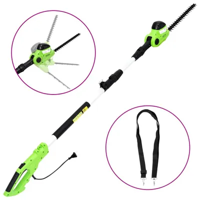 Image de vidaXL Taille-haie électrique à perche télescopique 41 cm 550 W