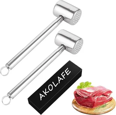 Immagine prodotto di Tritacarne in acciaio inossidabile 304 antiaderente, 2 pezzi