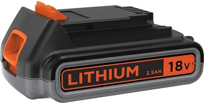 Obrázok produktu pre Batéria 18 V, 2,5 Ah, lítium-iónová, BLACK+DECKER, BL2518-XJ, kompatibilná s 18 V náradím BLACK+DECKER