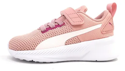 Image de Chaussures de sport Puma Flyer Runner pour enfants, baskets, chaussures à scratch, couleur rose
