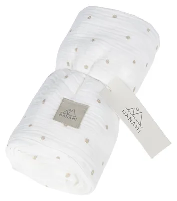 Produktbild von Nanami Swaddle - 135x100 cm - Off-White Punkte