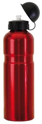 Produktbild von M-Wave Trinkflasche 750ml, rot, mit Deckel, Aluminium