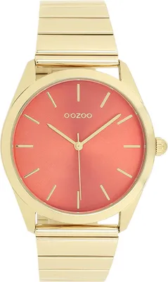 Immagine prodotto di Oozoo Orologio da polso in metallo oro Orologi da donna-uomo analogici al quarzo UOC11518