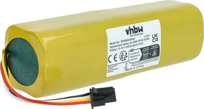 Produktbild von vhbw Akku kompatibel mit Xiaomi Dreame Bot L10 Pro RLS5L, Bot L10s Ultra Gen2 RLL32SE, Bot L10s Ultra HA05-01H Saugroboter (3000 mAh, 14,4 V, Li-Ion)