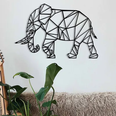 Obrázok produktu pre Wallity, Bacio- ENZ1213, Čierna, Ostatné bytové dekorácie, 70 x 46 cm, 100% kov (hrúbka: 1