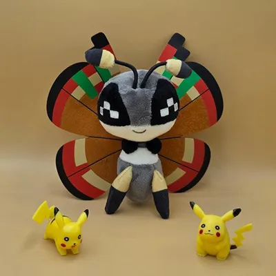 Produktbild von Pokemon Vivillon Kuscheltier - 16 cm Plüschtier Archipelmuster