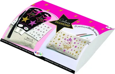Zdjęcie produktu dla Aladine zestaw rzemieślniczy piórnik udekoruj jednorożca DIY brokat szkoła