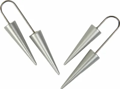 Produktbild von DeMarie Ohrhänger Metall 5,5cm Silbergrau ohne 144030004