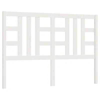 Produktbild von vidaXL Kopfteil Weiß 156x4x100 cm Massivholz Kiefer