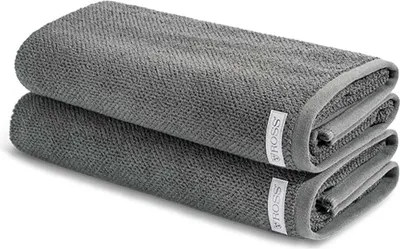 Produktbild von Ross Selection 2 X Duschtuch im Set Frottee aus Bio Baumwolle 540 g/m², Weich saugstark und schnell trocknend, Gewebte Bordüre in vielen Farben