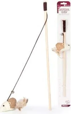 Produktbild von Spielzeugkatze Angelrute No.14 Natural Nur 40cm