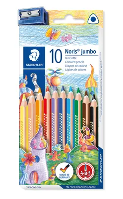 Produktbild von STAEDTLER Noris Club Jumbo Buntstifte 10er-Set retail