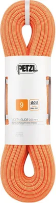 9 mm Kletterseil VOLTA GUIDE von Petzl; orange; für Kletteraktivitäten.