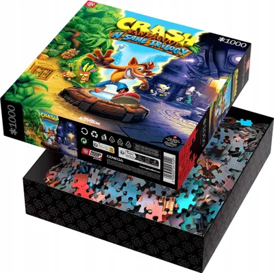 Zdjęcie produktu dla Crash Bandicoot N Sane Trilogy 1000-Teile-Puzzle - ENG Edition